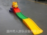 儿童玩具车三段式滑行车三段滑行机橇滑道滑梯塑料轨道玩具车特价
