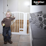 babyDan丹麦儿童宝宝安全门拦楼梯护栏脚踏回栏宠物门栏狗栅栏