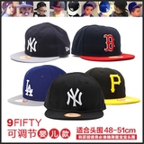 日本代购New Era 9fifty MLB纽约扬基NY可调节婴儿儿童棒球帽
