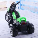 正品包邮儿童电动摩托车哈雷可充电带摇摆小孩电动三轮木兰车大号