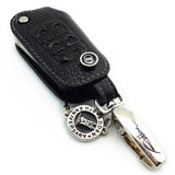 别克新君越 GL8五键专用钥匙套 折叠汽车真皮钥匙包 车用保护套扣