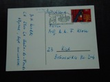 B8 瑞士 1970年  实寄明信片  贴 消防队员  救援 销 风光纪念戳