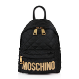 Moschino 莫斯奇诺 2016 女士菱格纯色双肩包 7608 小号尺寸