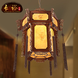 中式复仿古典吊灯实木艺术宫廷灯笼别墅客厅书房门厅餐厅茶楼灯具