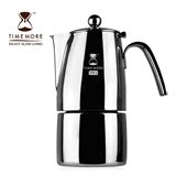 TIMEMORE泰 摩摩卡壶咖啡壶 家用煮咖啡壶不锈钢咖啡壶电磁炉加热