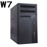 恩戈拉W7W8 全新成品台式机电脑主机迷你小机箱 可装光驱中小主板