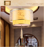 中式古典羊皮吊灯仿古铁艺灯笼灯圆形客厅灯具简约卧室酒店茶楼灯
