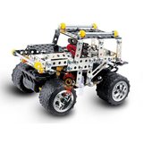 乐高式电动积木拼装玩具车遥控汽车男孩益智玩具8-10-12-14岁以上