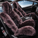 新款冬季汽车羊毛坐垫宝马X5 X1 5系520Li 525Li 528Li狐狸毛座垫