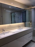 定制家具 定做实木浴室柜 卫浴家具 镜柜 现代风格 成都上门服务