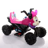宝6摩托车儿童单驱动电动车12个月遥控童车四轮玩具车儿童电动车