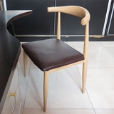新款牛角座椅时尚舒适餐椅欧式简约办公椅现代风格靠背椅包邮椅子