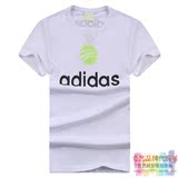 Adidas阿迪达斯三叶草夏季男士新款运动休闲韩版T恤潮流时尚短袖