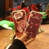 顽皮豹 浮雕硅胶手机壳iPhone6s手机壳苹果5S/6splus手机壳韩国