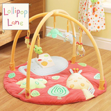 Lollipop12个月蝴蝶3个月大象 lne婴儿宝宝加厚地垫游戏毯爬行垫
