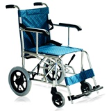 互邦轮椅手动HBL23 铝合金轻便折叠便携车载 老人残疾四轮代步车