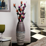 欧式现代落地大号花瓶客厅酒店装饰品摆件创意软装简约陶瓷工艺品