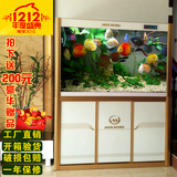 鱼缸水族箱生态超白玻璃底过滤免换水鞋柜闽江大型 1米1.2米1.5米