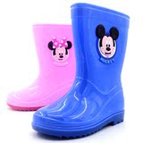 迪士尼儿童雨鞋雨靴春夏季宝宝水鞋胶鞋男童女童单雨鞋防滑软卡通