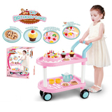 贝比谷儿童玩具过家家娃娃女童女孩厨房蛋糕手推车宝宝购物小推车
