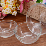 美容院专用优质加厚透明玻璃精油碗美容碗眼膜碗调油碗大号小号