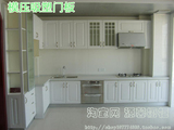 青岛厨房整体橱柜定做 石英石台面 欧式吸塑门板定制厨柜订制