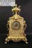 【法国】1900 年Vincenti 西洋铜镀金天使雕花 古董钟表 真品收藏