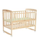【苏宁易购】CHBABY婴儿床实木无漆带蚊帐可做摇床105 环保儿童