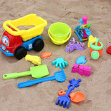 17件套特大号 戏水玩具套装沙漏沙滩车夏日戏水/玩沙玩具5岁2岁A
