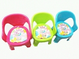 元福028会叫的宝宝椅儿童卡通靠背椅子塑料椅宝宝凳子吃饭椅