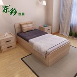 东彩家具工厂定制简约单人翻板气压储物收纳床儿童卧室日式高箱床