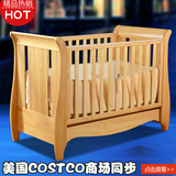 安福瑞高档婴儿床欧式实木宝宝床bb床欧洲出口品质多功能儿童床