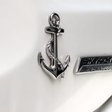汽车3D立体车贴金属个性汽车尾标贴越野探险贴金属船锚徽章车贴标