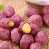 紫薯花生办公室休闲零食品小吃坚果炒货香脆可口特产花生米仁110g