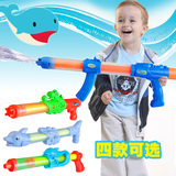 合富射程远水枪大号 抽拉式 高压水枪玩具儿童戏水沙滩玩具男孩