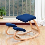 学习椅矫姿人体工学椅木 脊柱矫正功能弯曲白领摇椅电脑椅跪椅 其