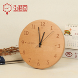 弘艺堂欧式实木时钟客厅创意钟表挂钟静音台钟座钟现代卧室石英钟