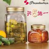 土耳其进口耐热玻璃密封罐 透明储物罐瓶柠檬蜂蜜玻璃罐子果酱瓶