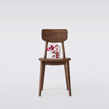 老榆木黑胡桃木餐椅现代简约中式时尚创意实木家用禅意靠背椅书椅