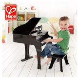 热卖德国hape木质儿童钢琴玩具 早教乐器三角小钢琴 宝宝生日礼物