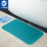 PVC浴室垫防滑垫 卫浴垫透明按摩 淋浴房垫地垫高档洗澡脚垫吸盘