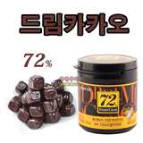韩国进口巧克力72乐天72纯黑巧克力72%黑巧克力86克罐装