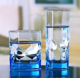 弓箭乐美雅玻璃杯创意可爱彩色杯子家用套装透明耐热玻璃茶杯水杯