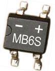 【全新原装】MB6S 贴片4脚 整流桥堆 500MA 600V 桥式整流器
