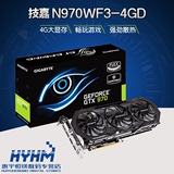 Gigabyte/技嘉 GV-N970WF3-4GD gtx970超频游戏台式机显卡