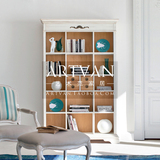 艺术范定制欧式简约实木书柜客厅装饰柜门厅展示柜餐边柜小户型