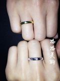美国代购18K玫瑰金tiffany&co.蒂芙尼铂金镶钻戒男女情侣款对戒指