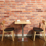 咖啡厅桌椅 星巴克实木椅 奶茶店桌椅 软包蝴蝶实木椅 甜品店桌椅