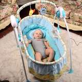 多功能折叠童床电动婴儿摇篮床新生儿摇摇床BB宝宝用品欧式婴儿床
