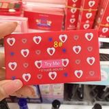 包邮韩国代购16新品爱丽小屋 草莓系列眼影盘6色眼影盒清新桃花妆